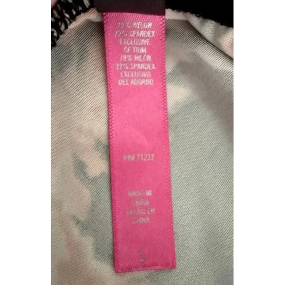 Vince Camuto Floral Lace Trim Camisole Babydoll Top  Adjust Straps Womens Size S - Picture 6 of 6